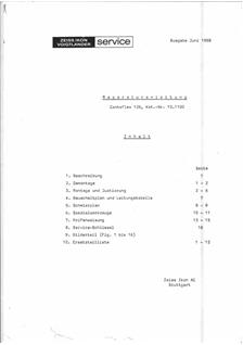 Zeiss Ikon Contaflex 126 manual. Camera Instructions.
